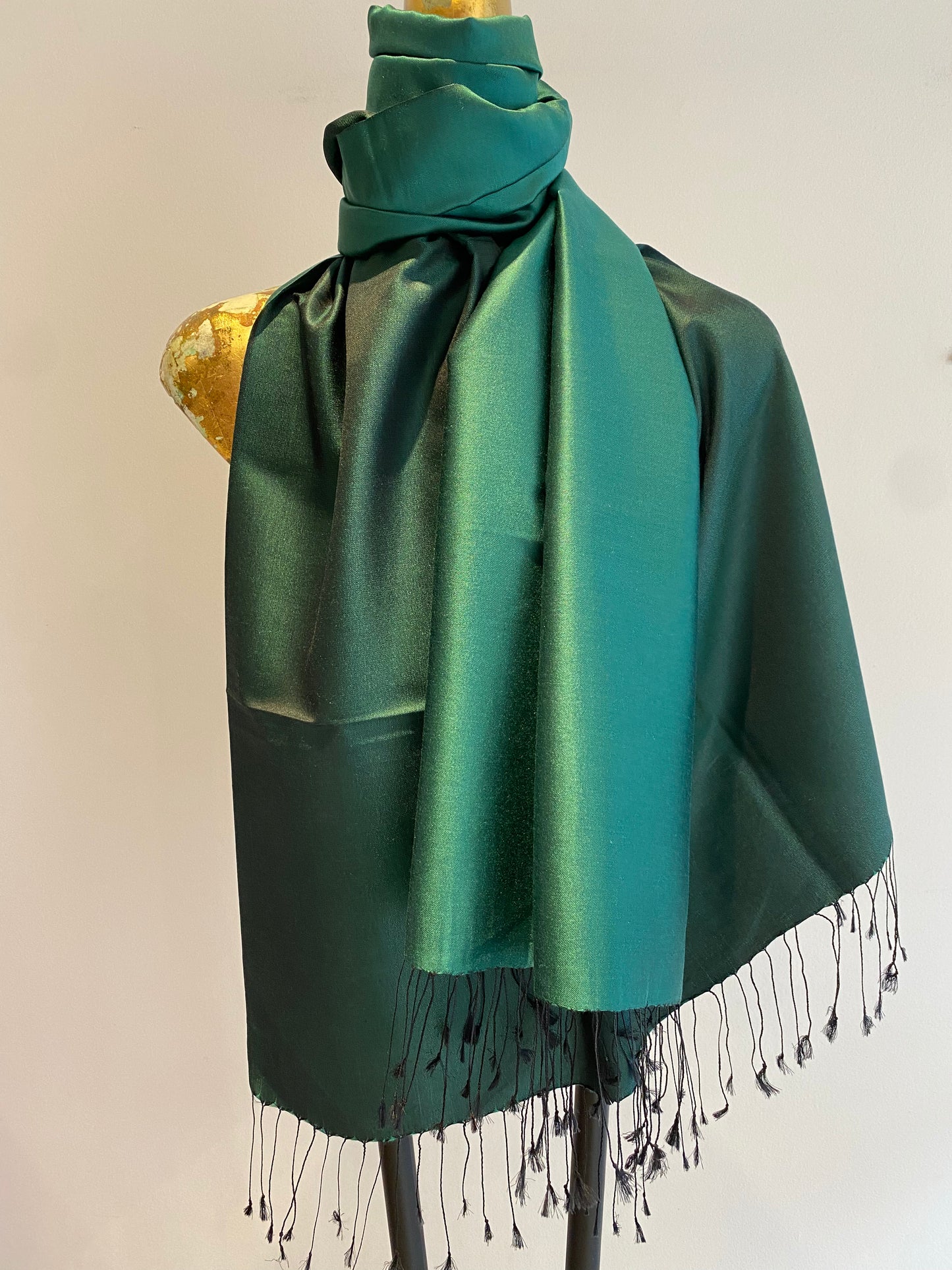 Silk Two Tone Scarf.