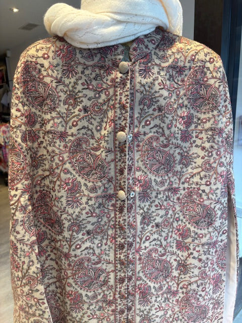 Kashmiri Embroidered Cape