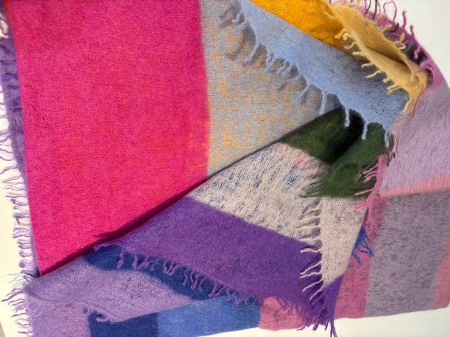 Multi Coloured Cashmere Shawl
