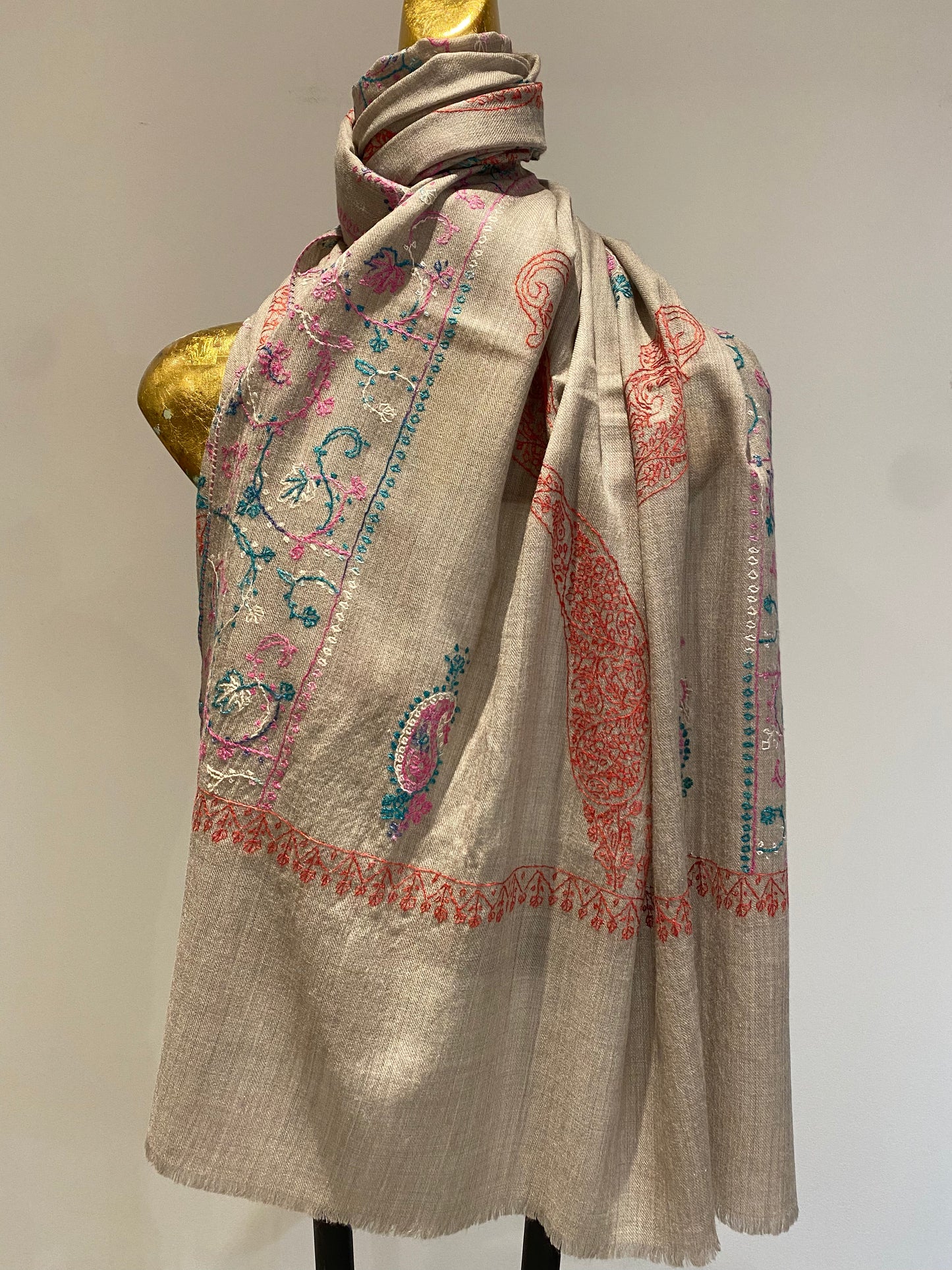 Kashmiri Shawl With Em