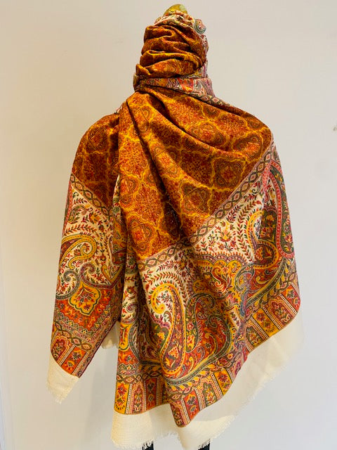 Hand Embroidered Shawl.