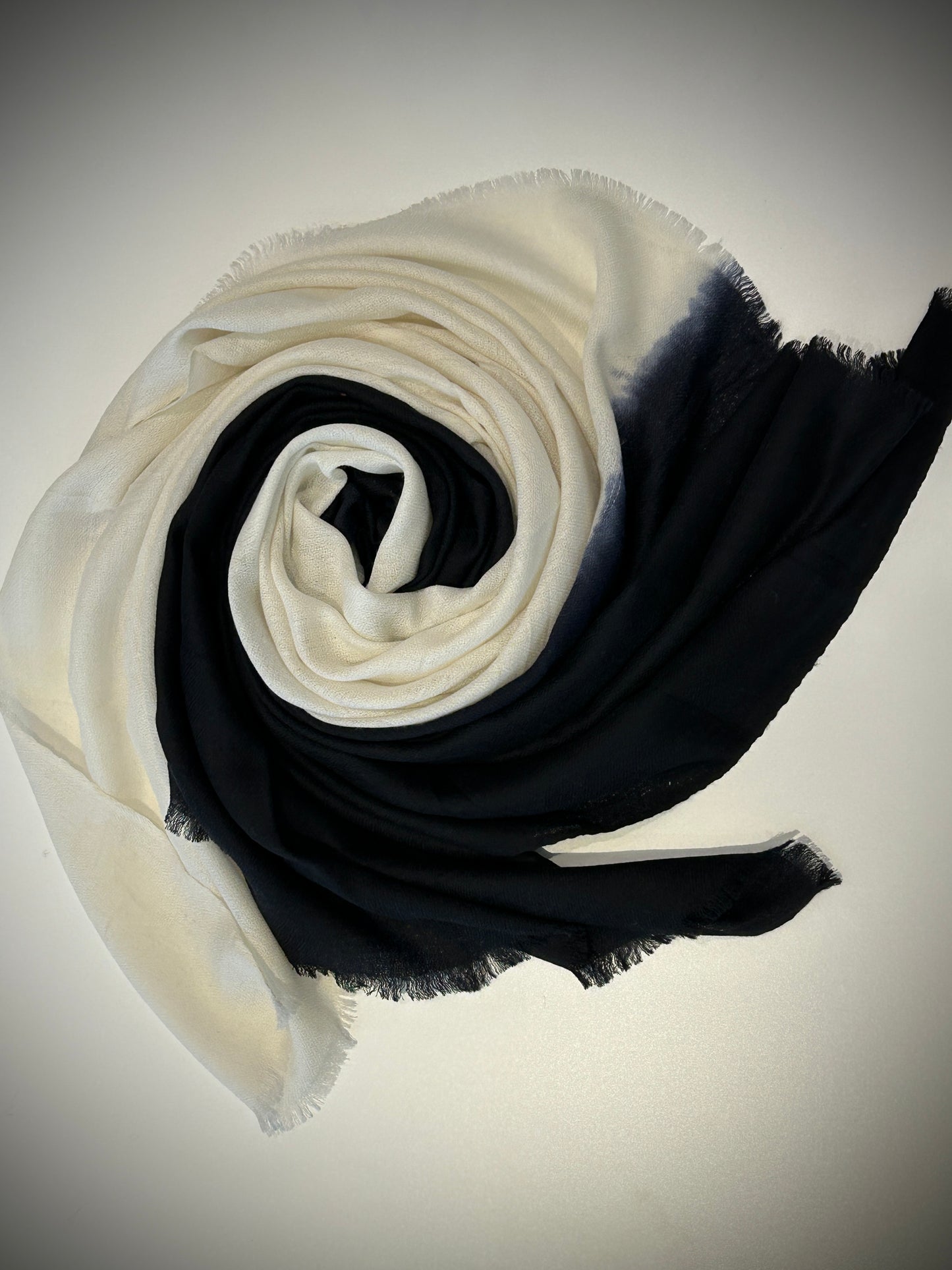 Luxury Featherweight Cashmere Two Tone Shawl