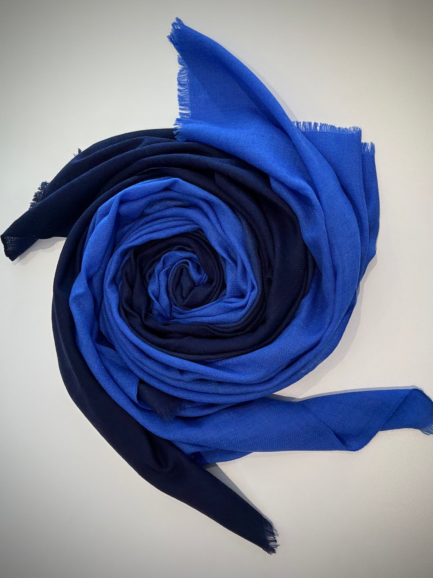 Luxury Featherweight Cashmere Two Tone Shawl