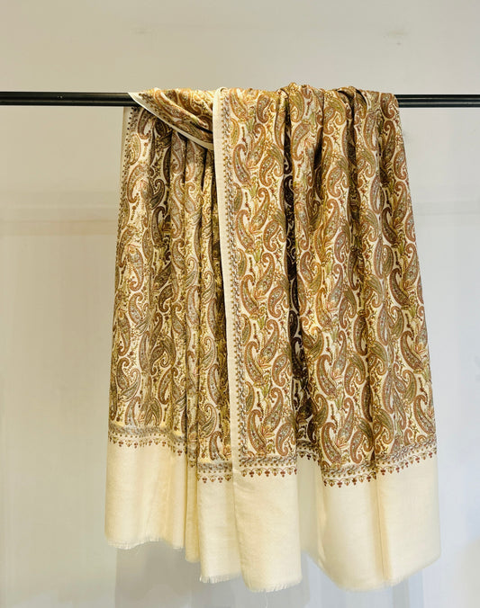 Hand Woven Hand Embroidered Shawl