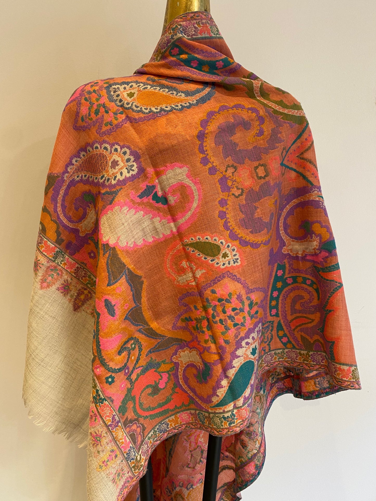 Light Wool Woven Shawl