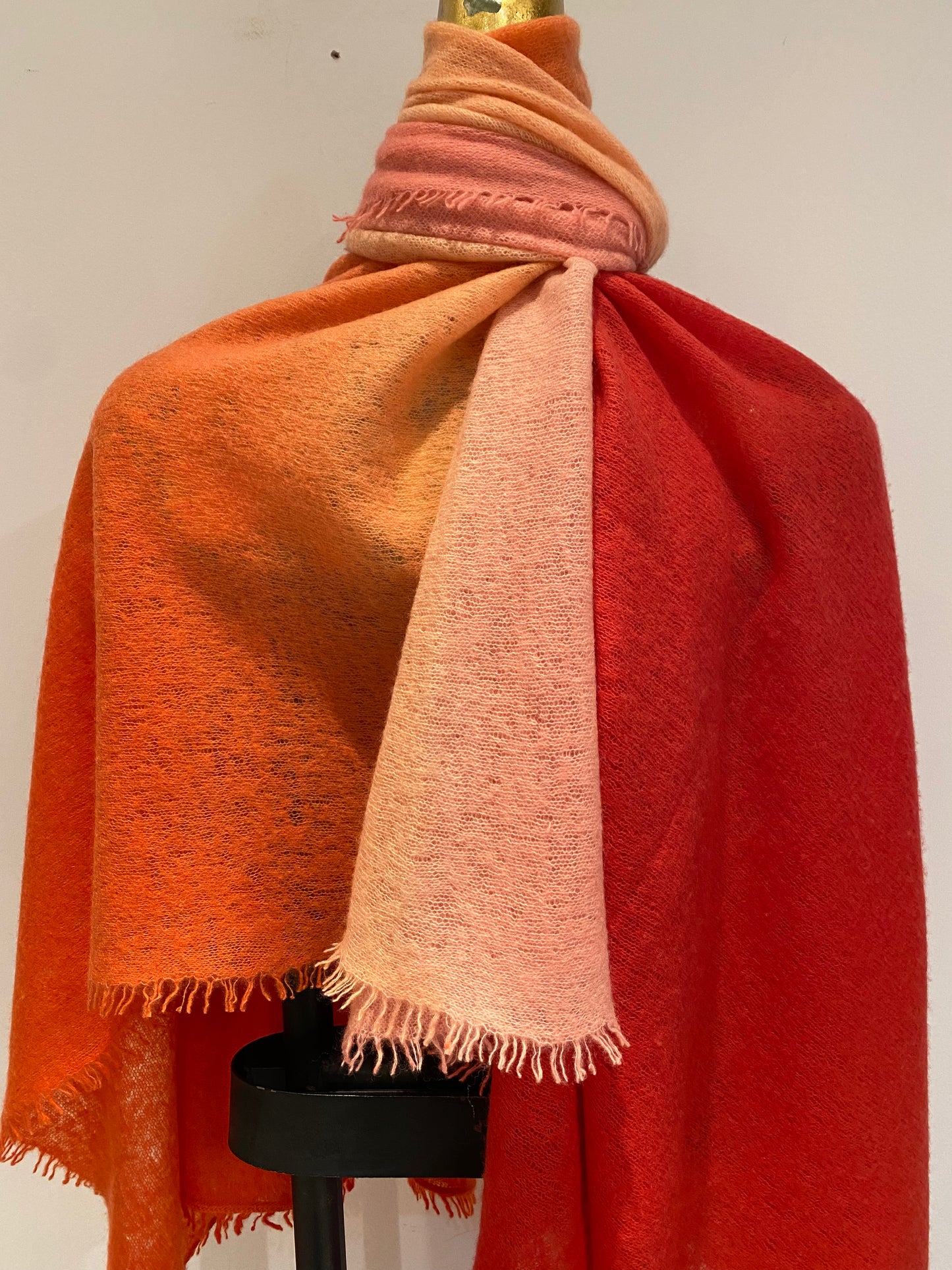Cashmere Two Tone Shawl.