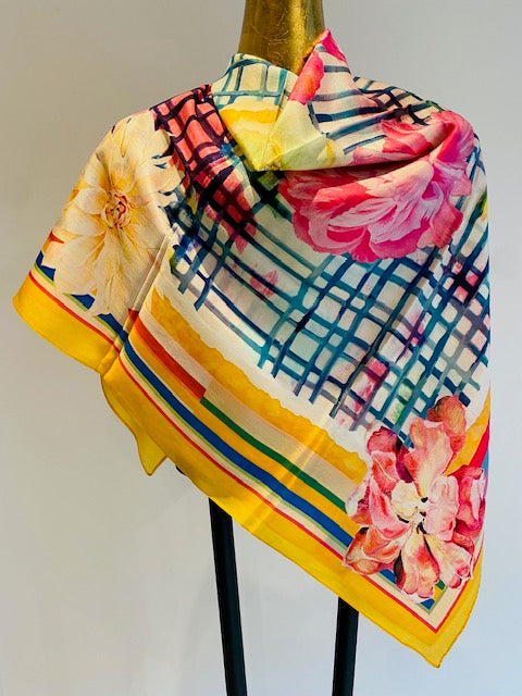 Square Silk Scarves.