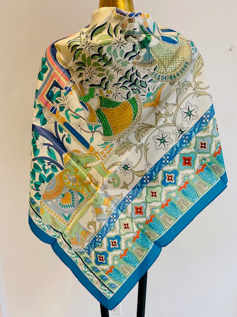 Square Silk Scarves.