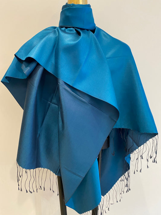 Silk Two Tone Scarf.