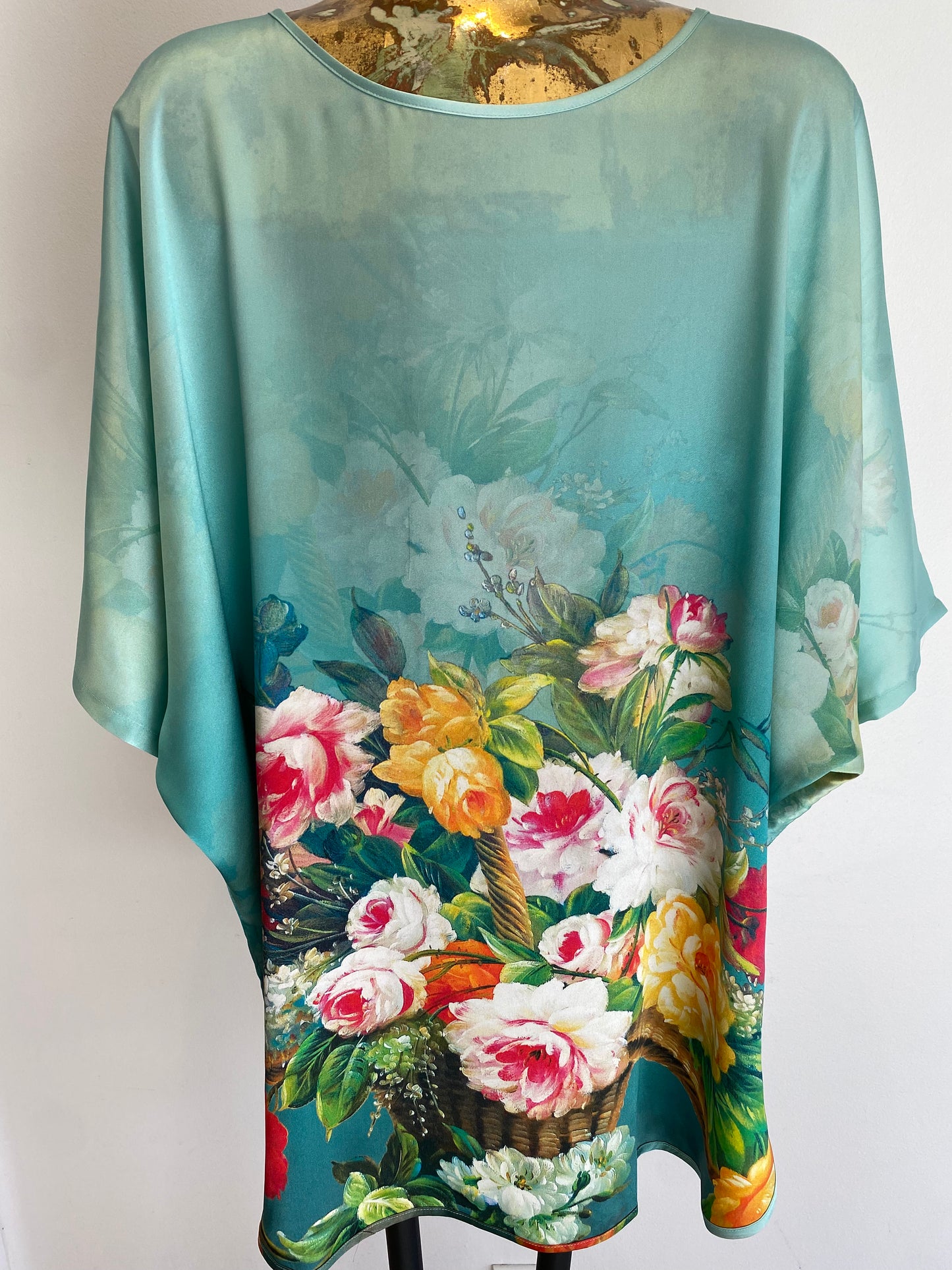 Floral Silk Tunic