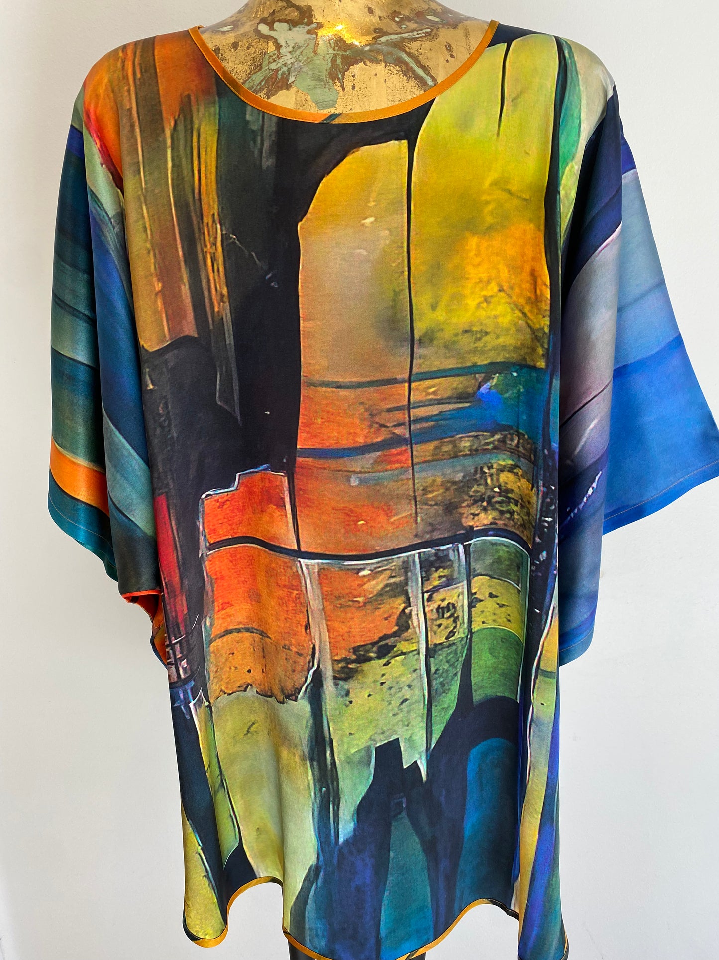 Colourful Silk Tunic
