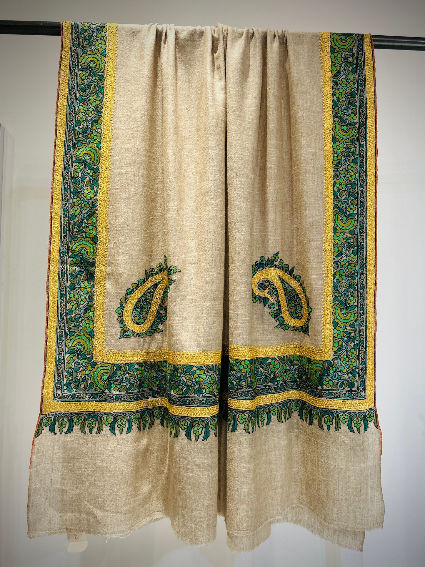 Kashmiri Hand Loomed Embroidered Shawl