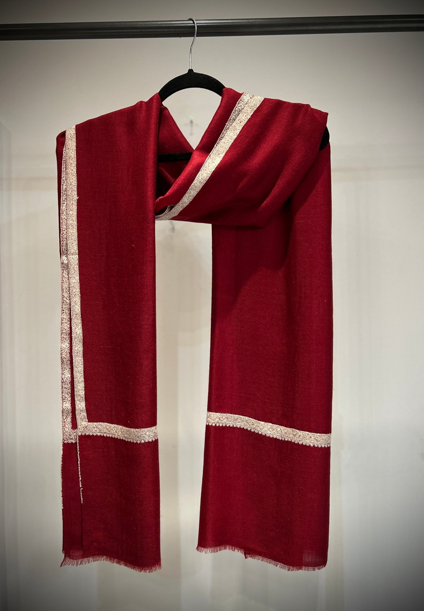 Hand Embroidered Kashmiri Shawl.