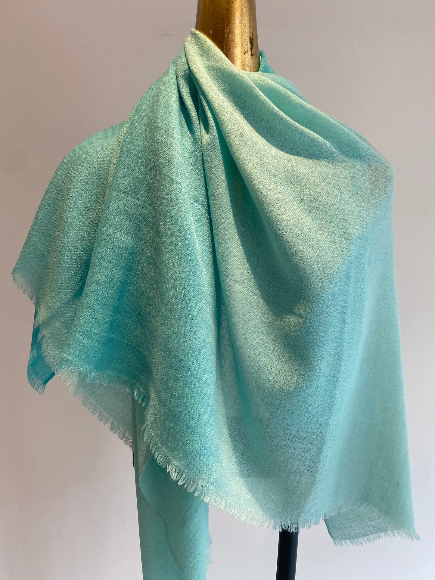 Luxury Light Cashmere Two Tone Shawl.
