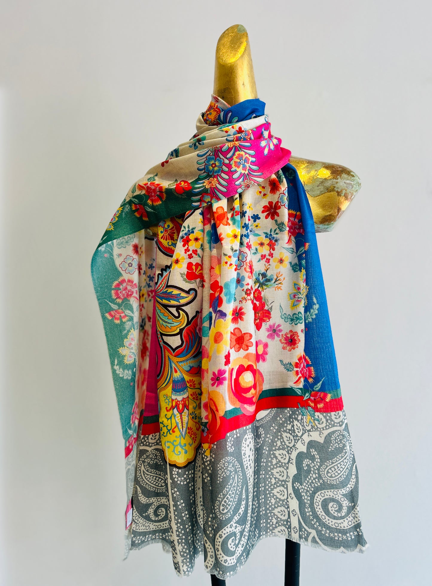 Silk Printed Scarves.