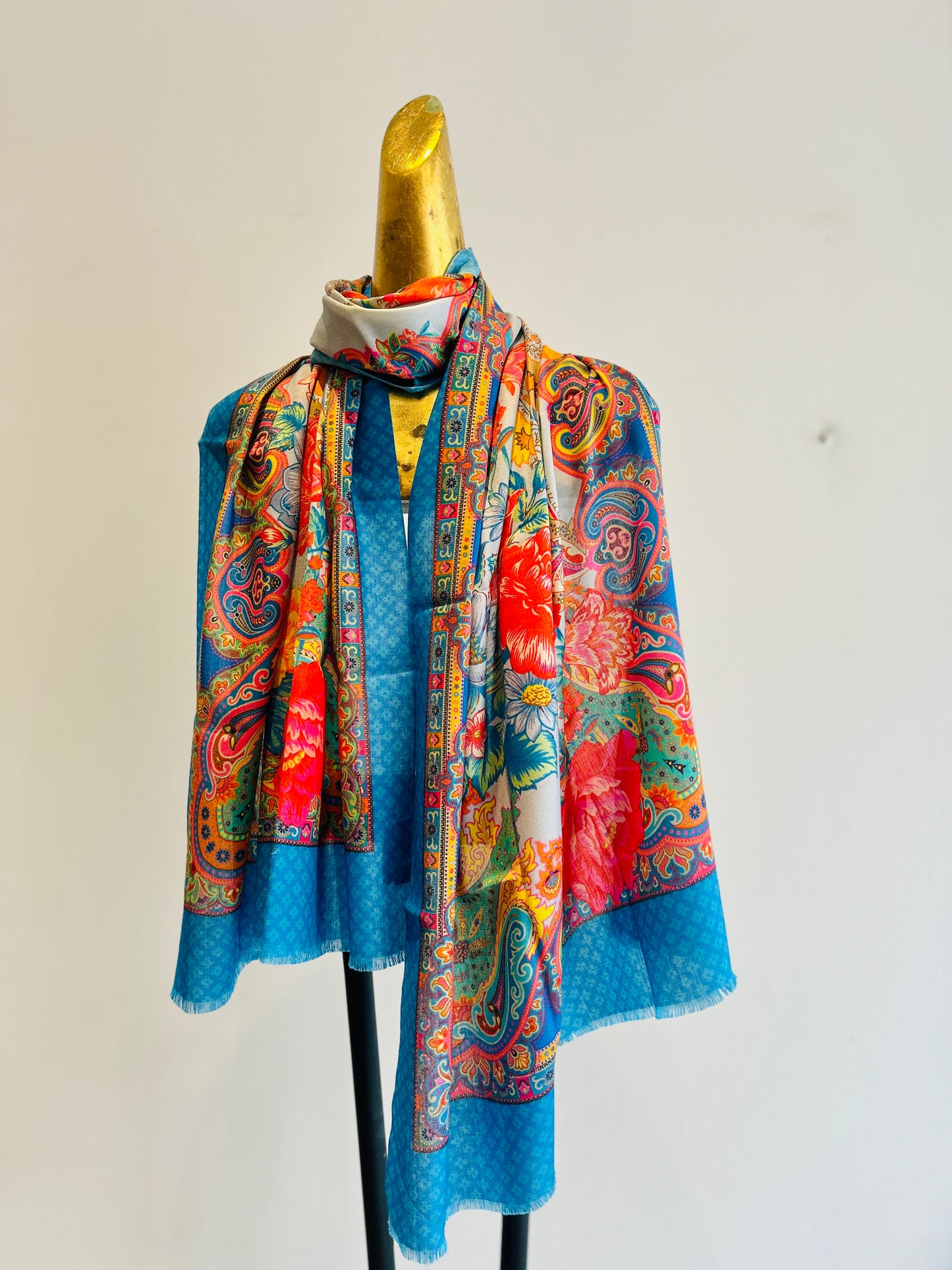 Silk Printed Scarves.