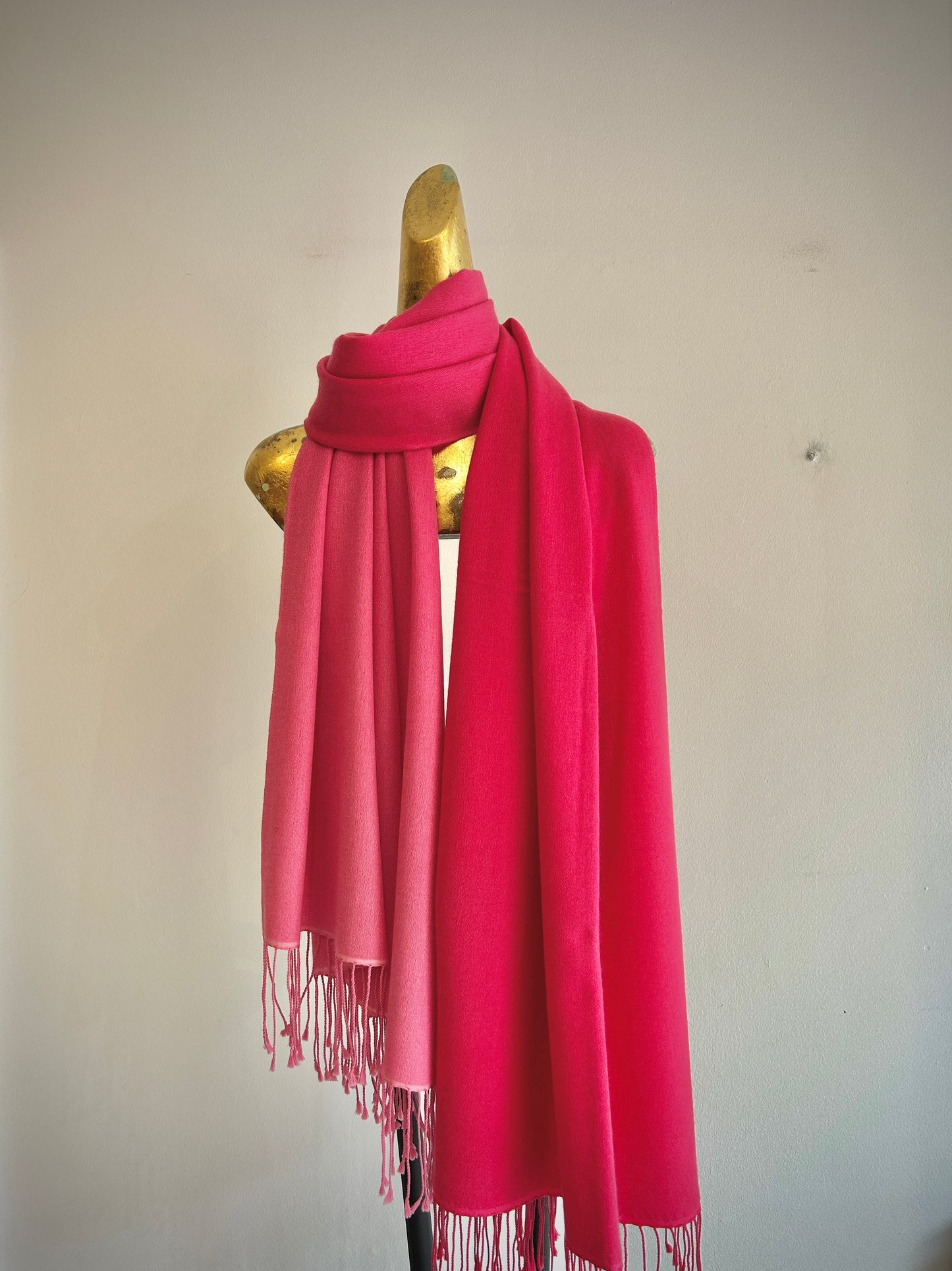 Classic Pashmina Shawl Two Tone