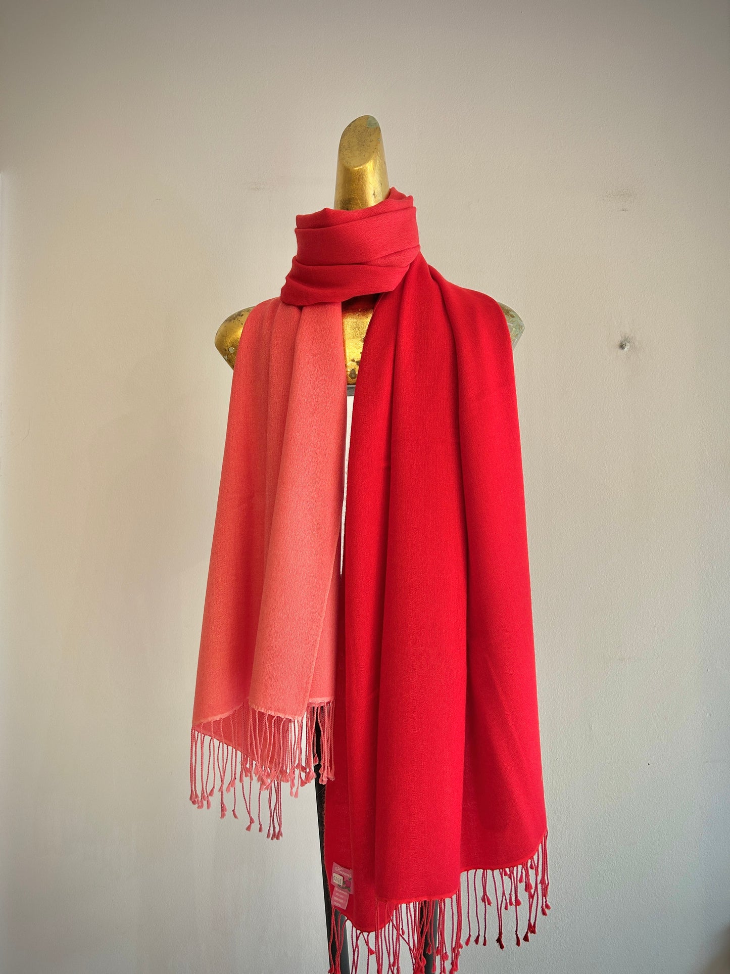 Classic Pashmina Shawl Two Tone