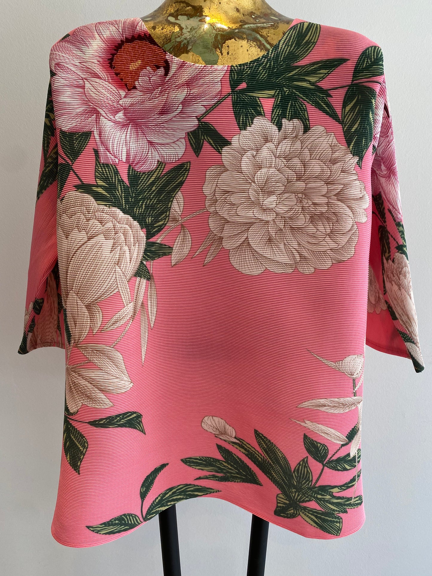 Floral Pleated Blouse