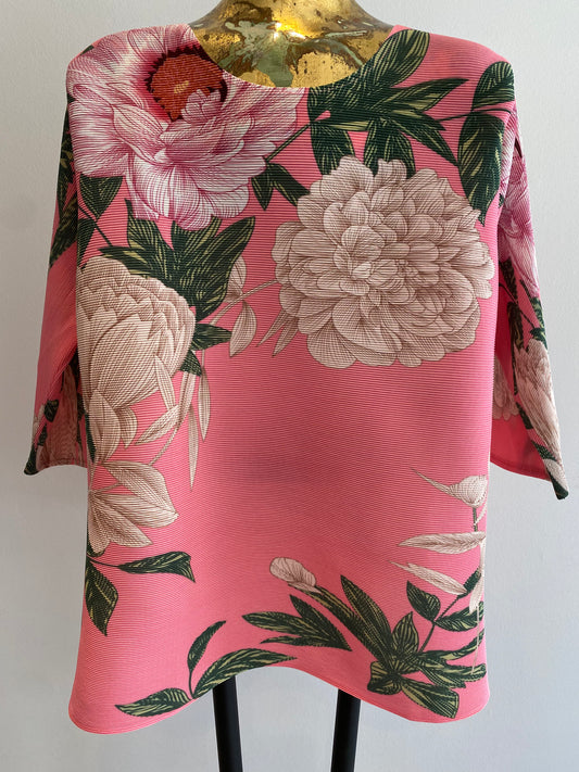 Floral Pleated Blouse