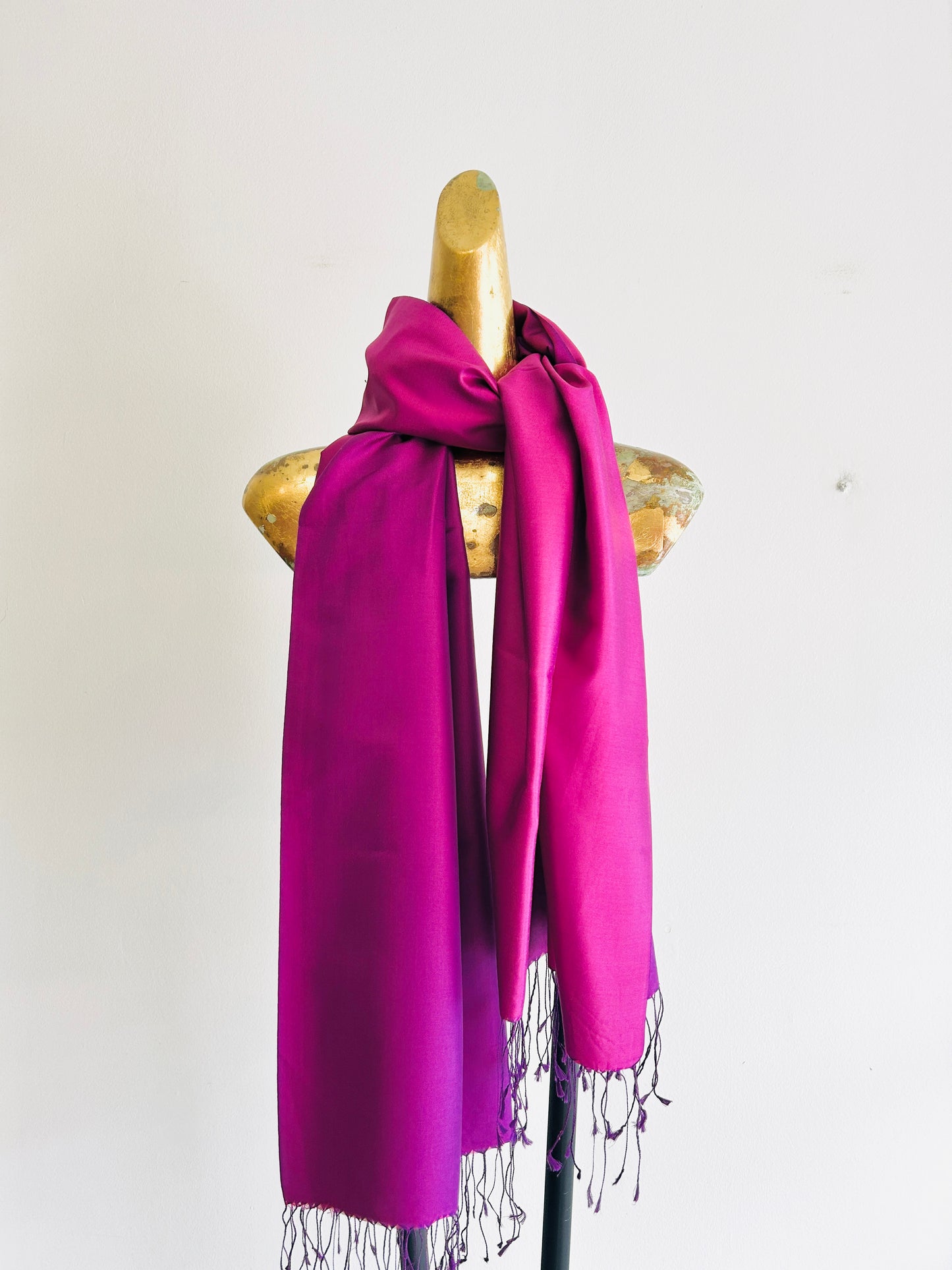 Silk Two Tone Scarf.