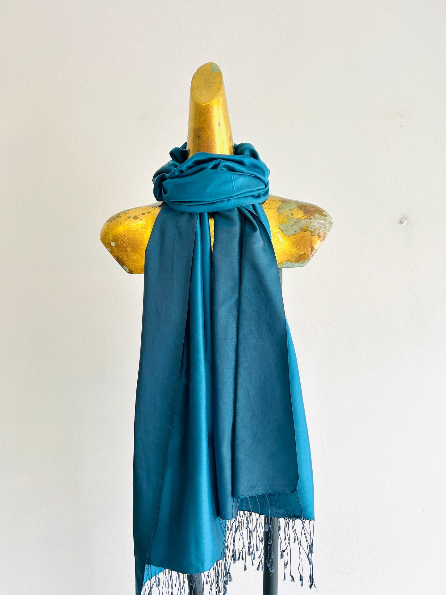Silk Two Tone Scarf.