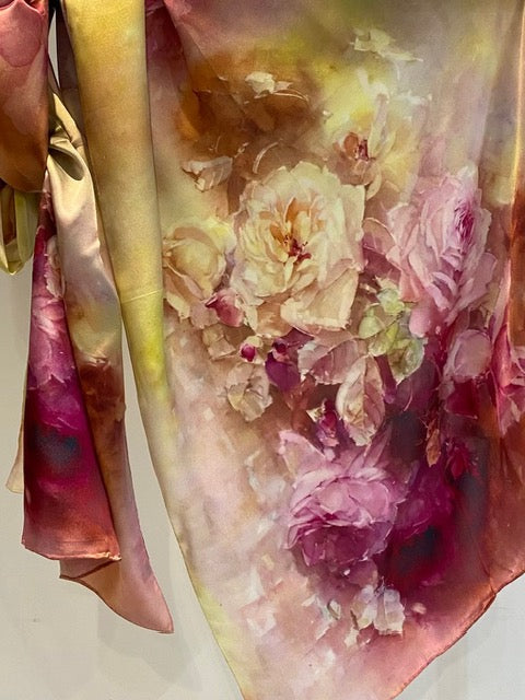 Silk florals in color option - versatile floral accent"