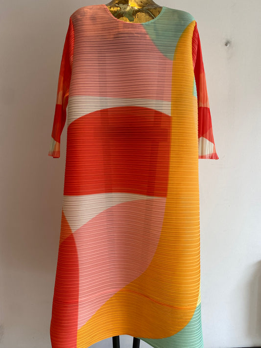 Summer pleated tunic