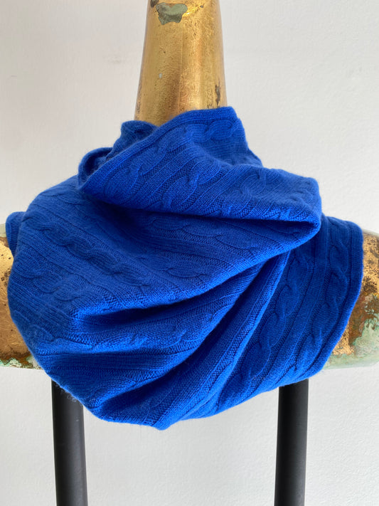 Cabled Cashmere Neck Warmer - 50% Off