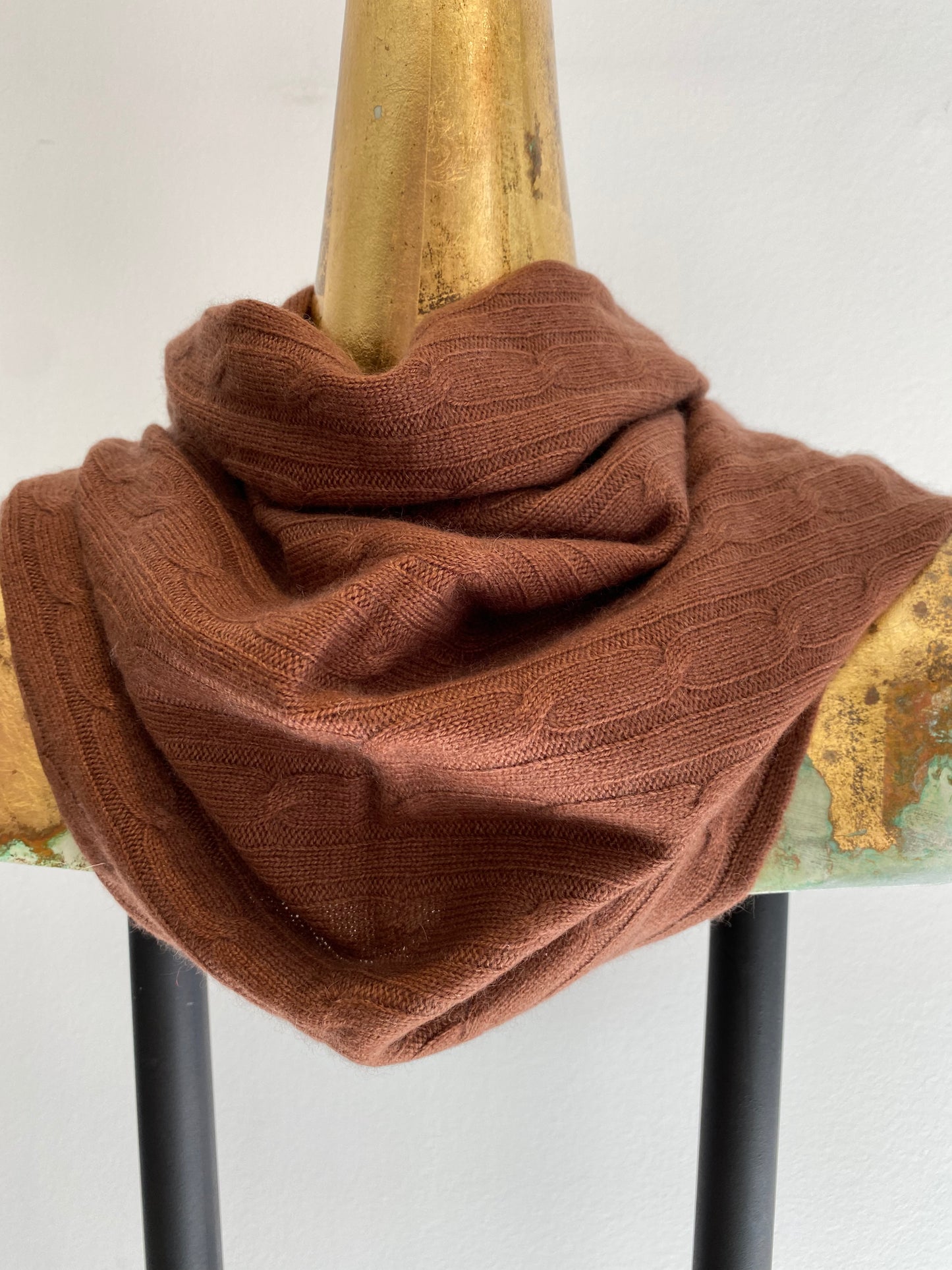 Cabled Cashmere Neck Warmer