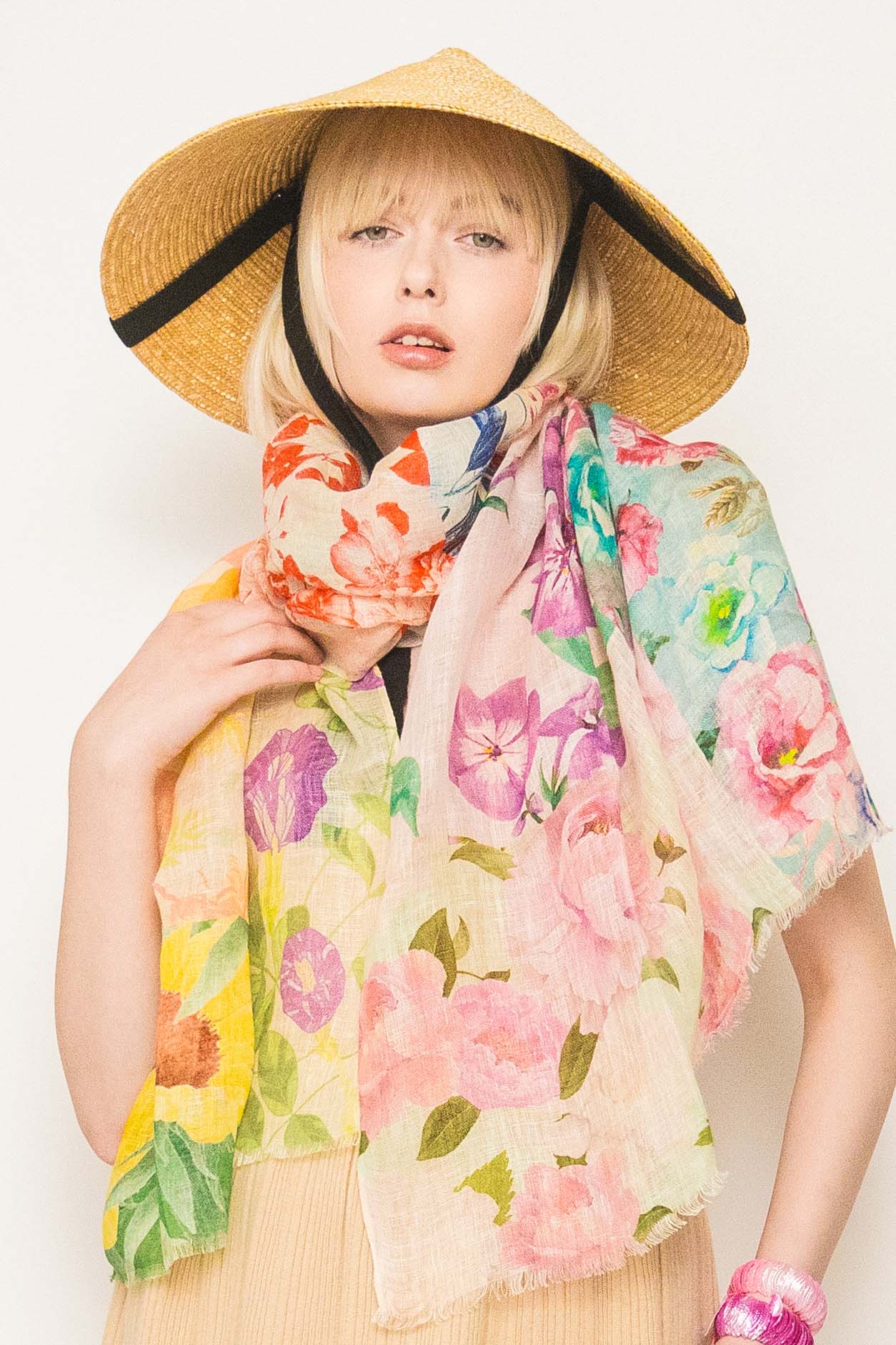 Linen Printed Scarf