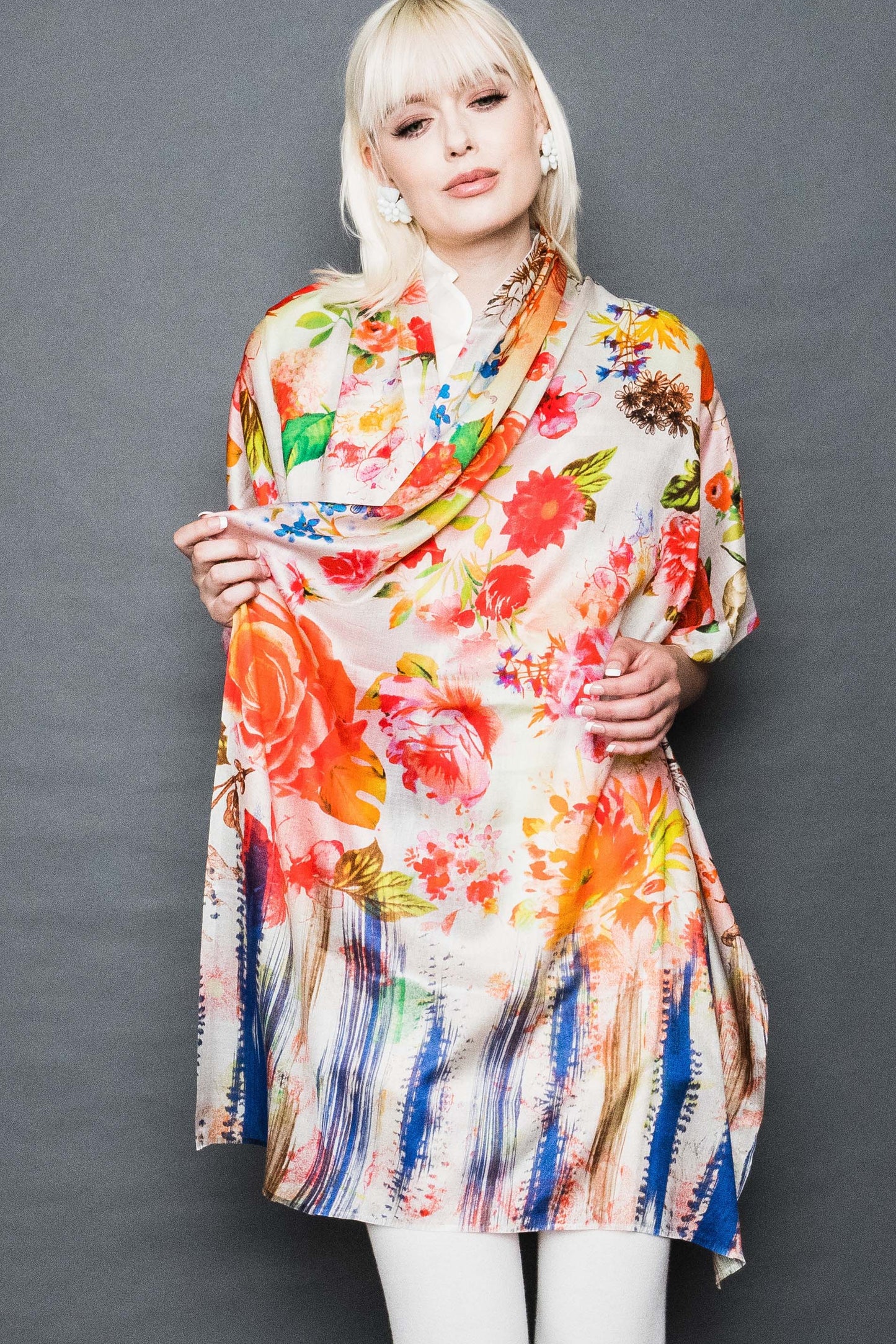 Silk Printed Scarves.