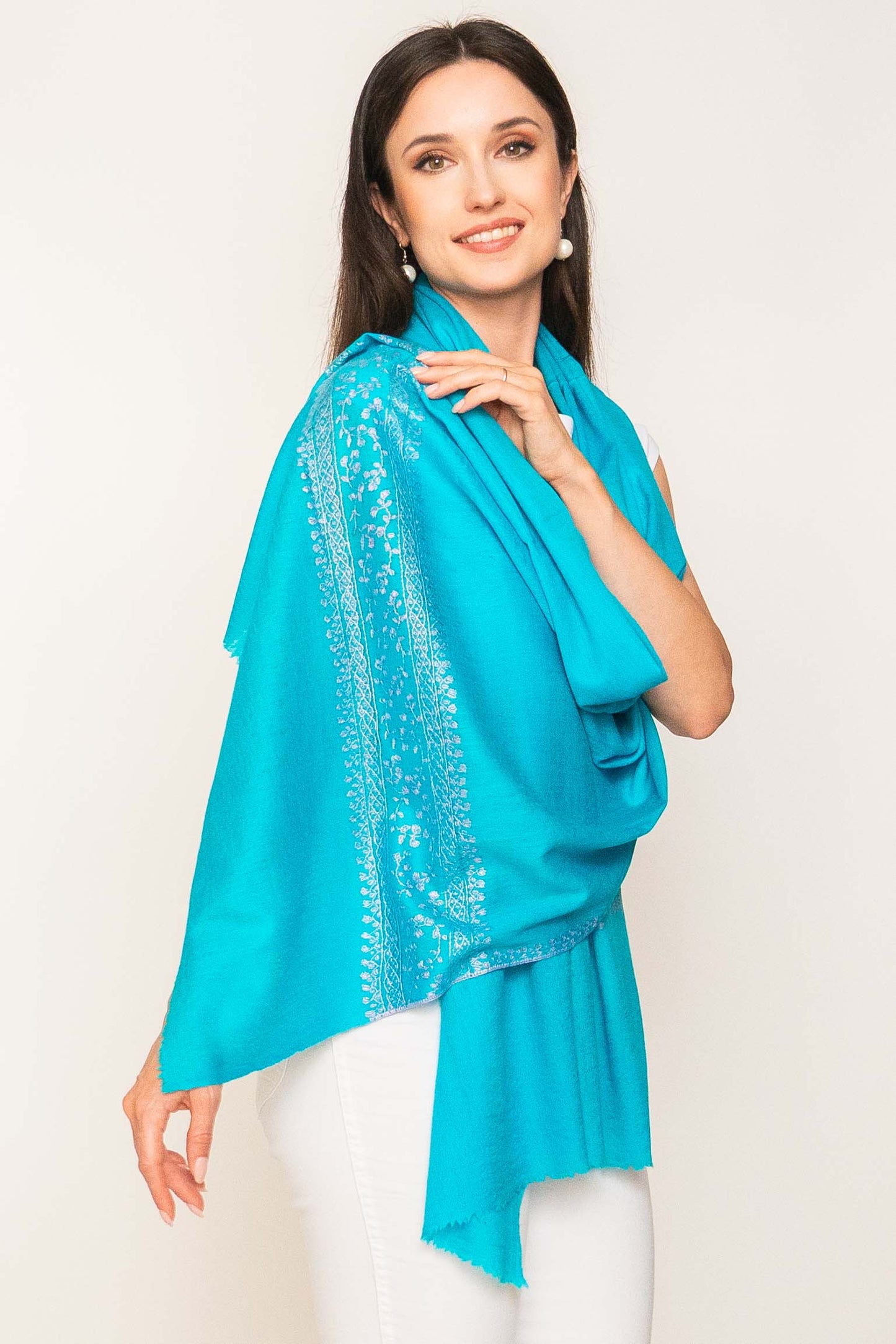 Kashmiri Border Shawl.