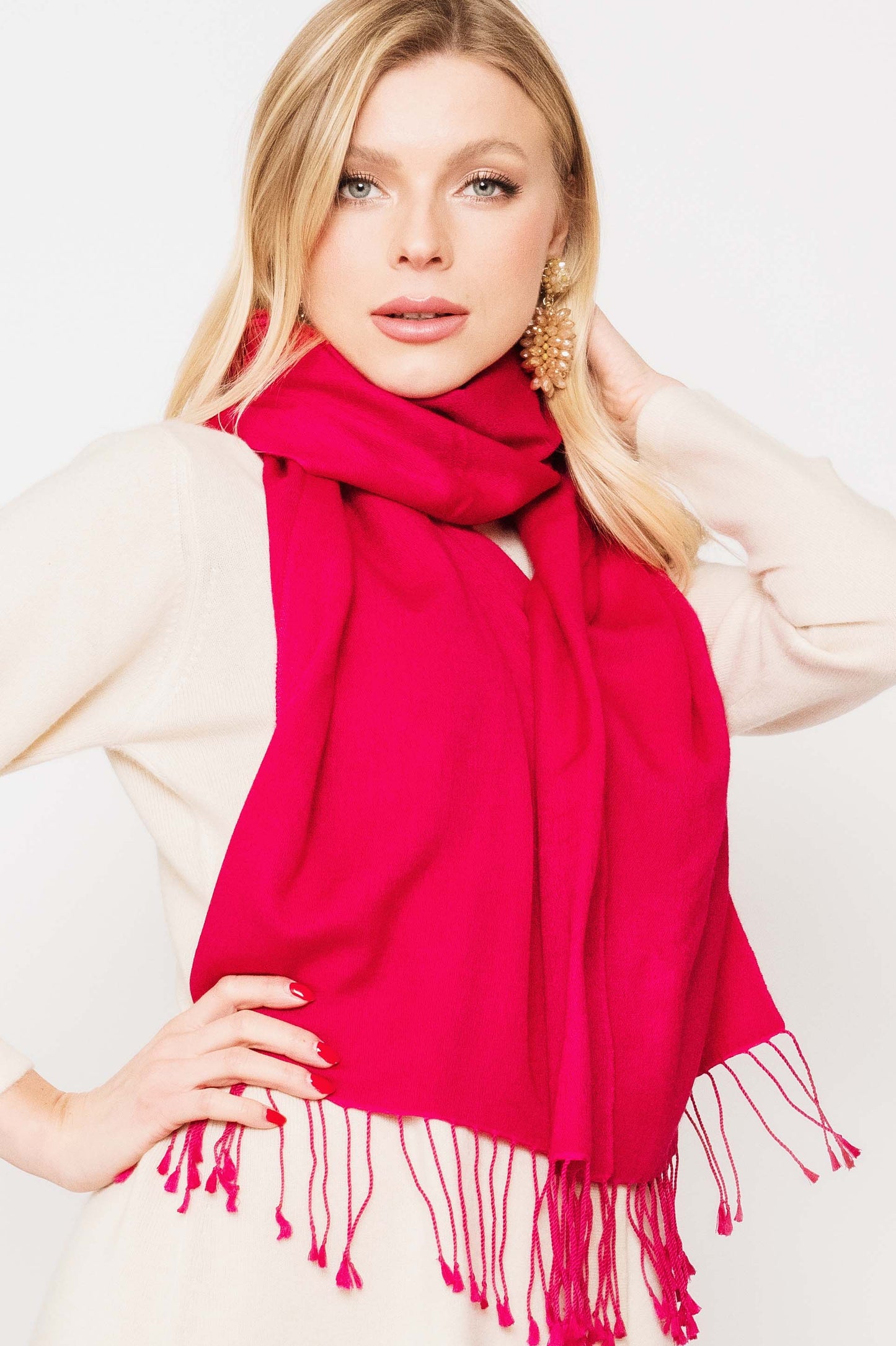 Handwoven pashmina scarf