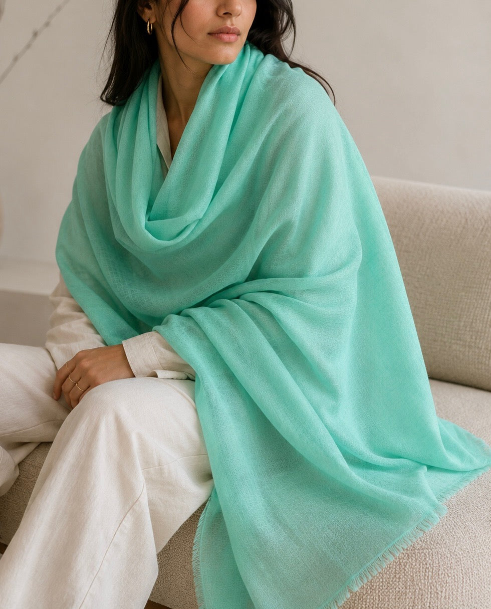 Cashmere shawl handwoven
