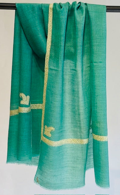 Hand Embroidered Kashmiri Shawl.