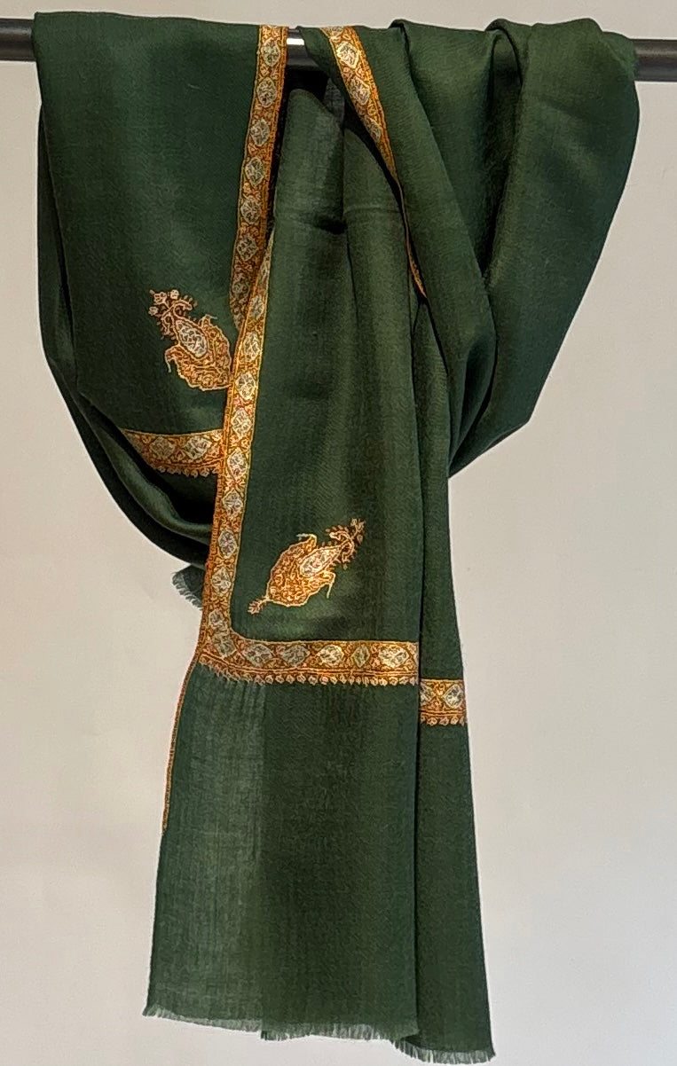 Hand Embroidered Kashmiri Shawl.