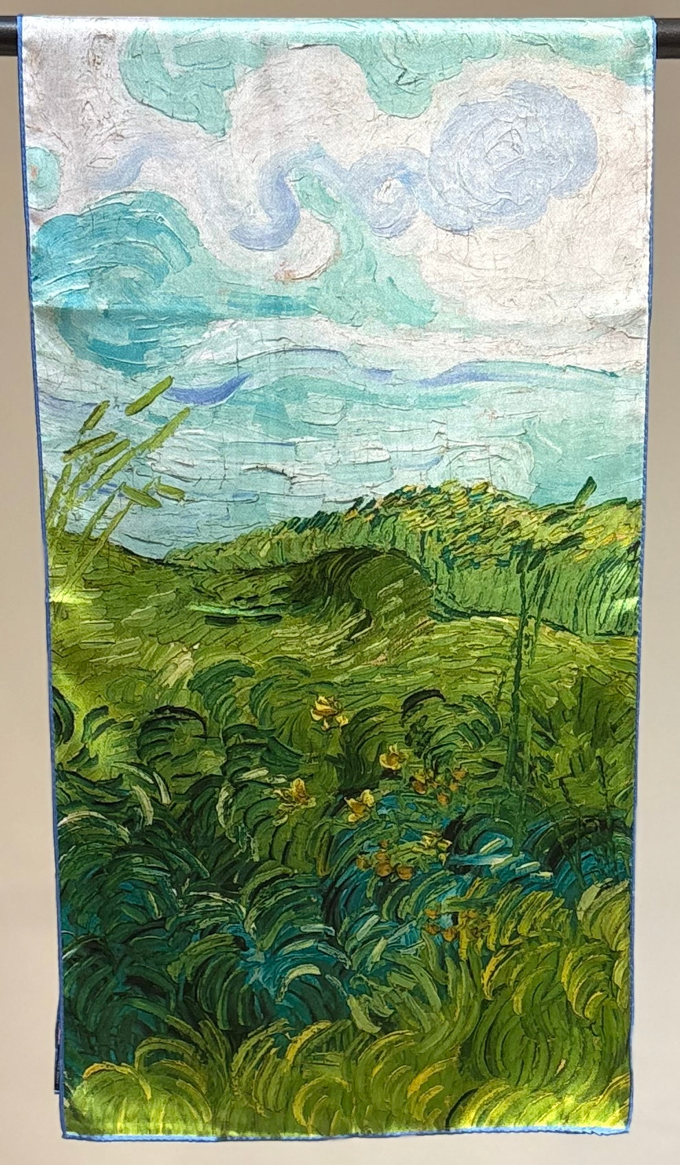 Art inspired silk scarf