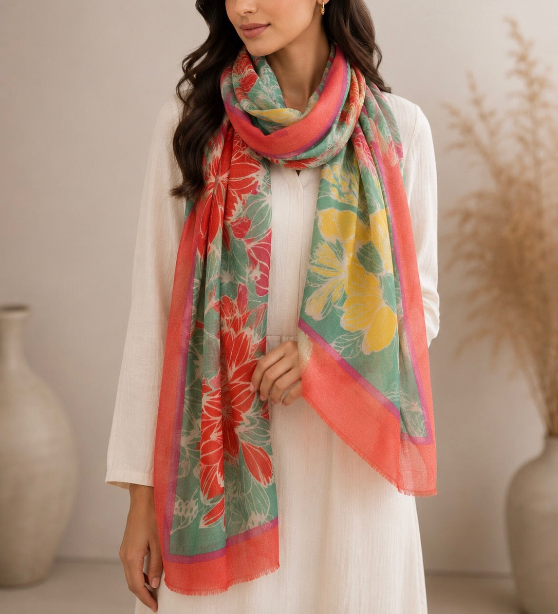 Floral  shawl