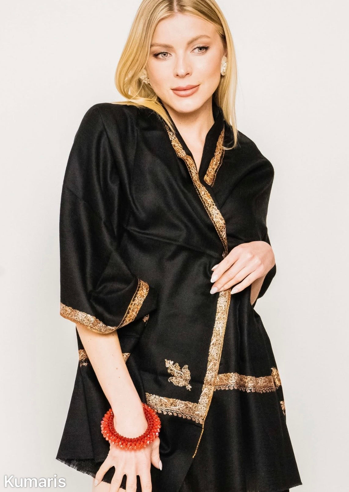 Hand Embroidered Kashmiri Shawl.