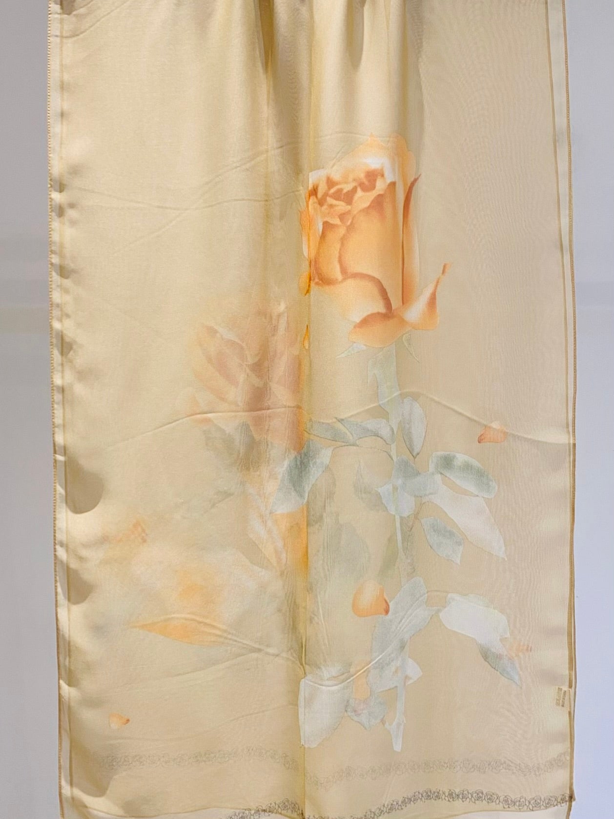 Chiffon scarf texture detail - delicate lightweight chiffon