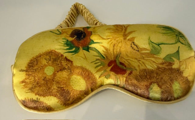 Yellow Sunflowers Sleep Mask