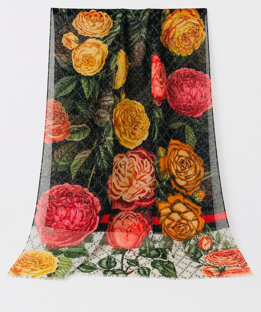 Floral scarf