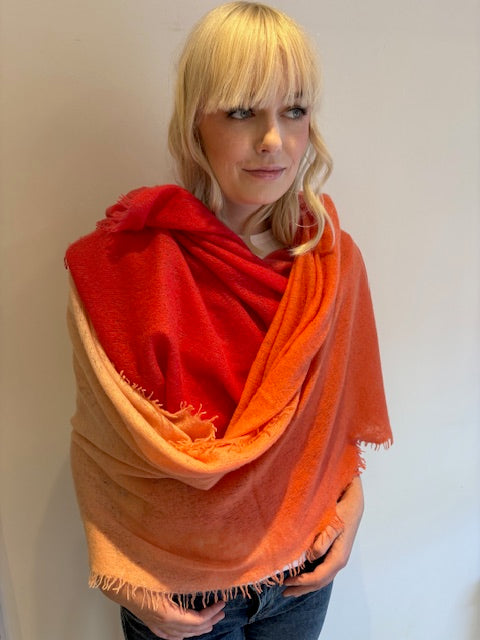 Cashmere Two Tone Shawl.