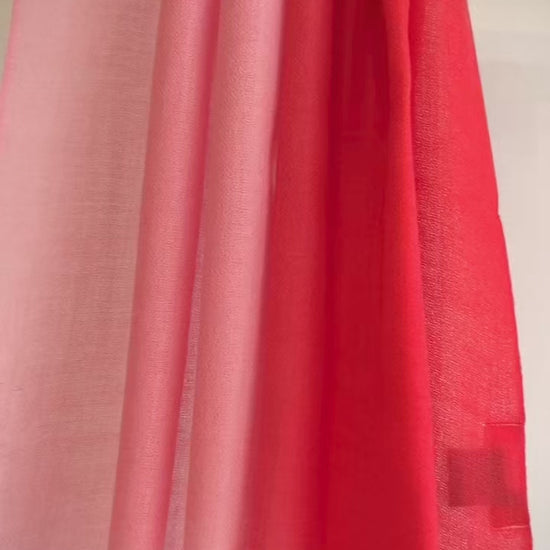 Featherweight cashmere two tone