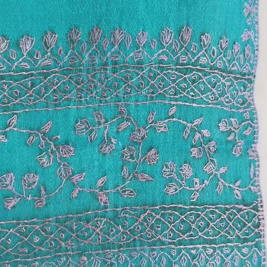 Kashmiri shawl hand embroidered