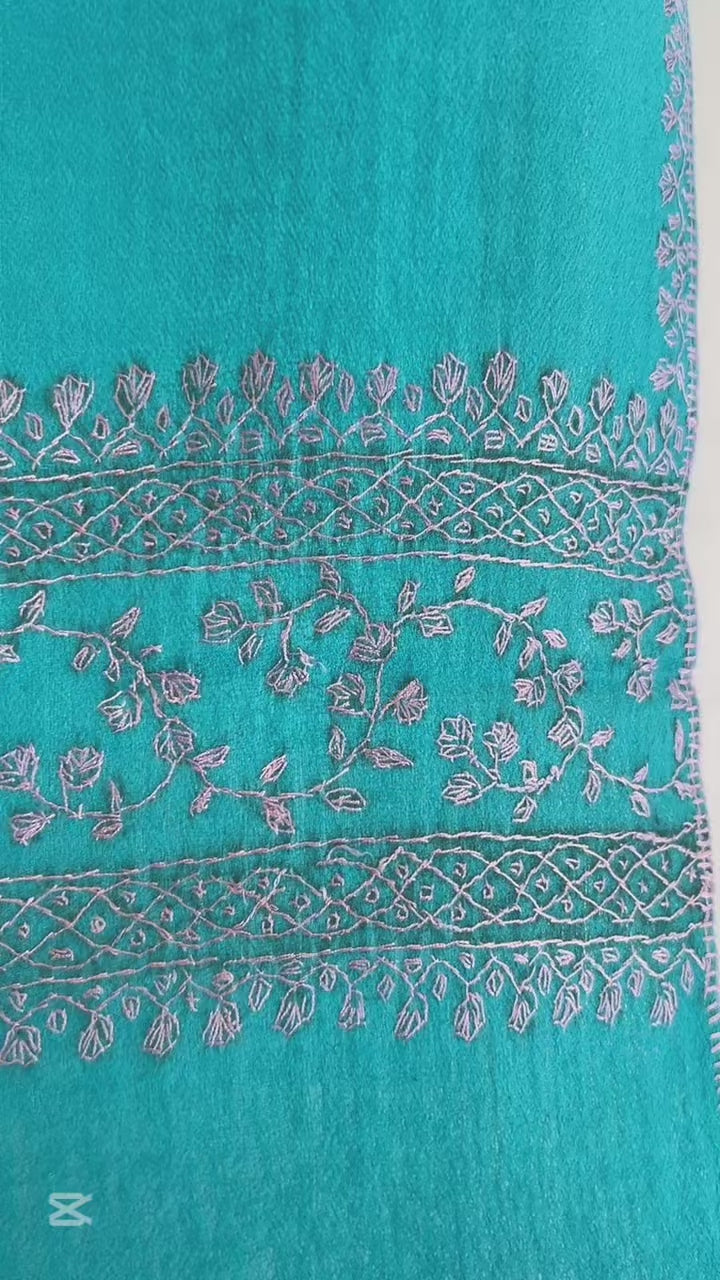 Kashmiri shawl hand embroidered