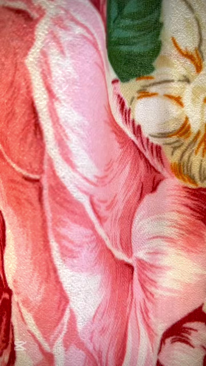 Cashmere floral shawl