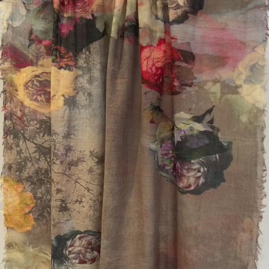 Wool shawl - cozy premium wool wrap for warmth