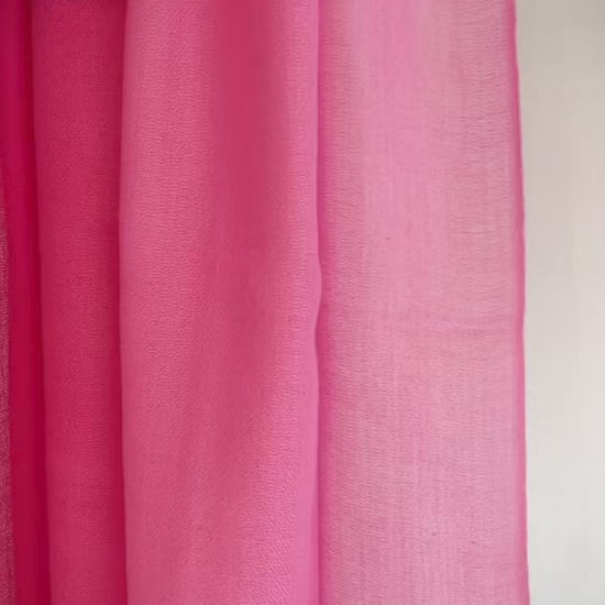 A lightweight handwoven shawl